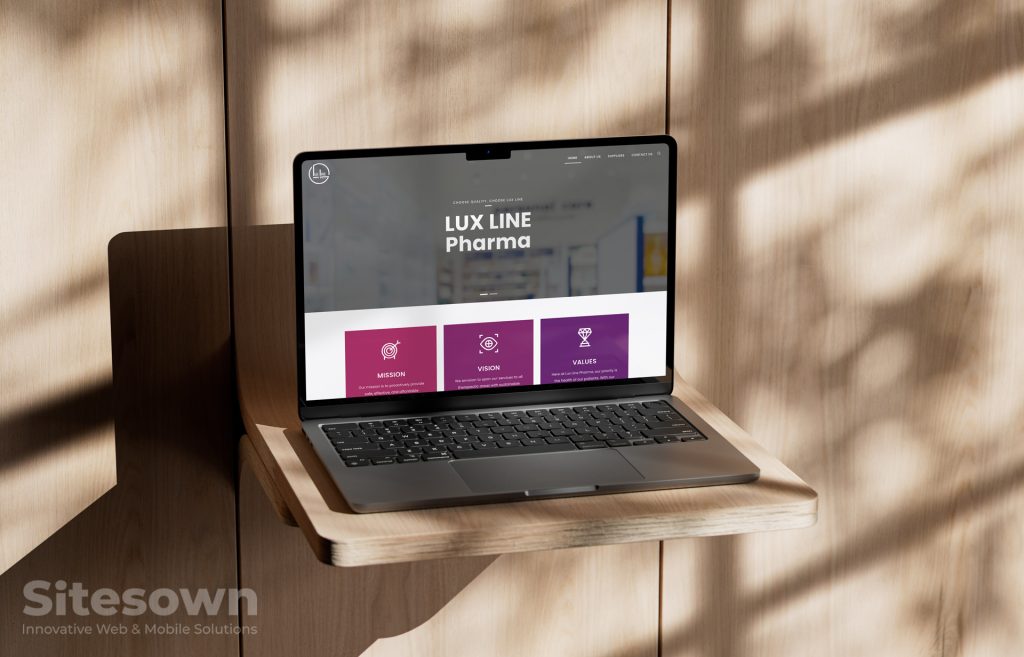 Lux Line Pharma Website