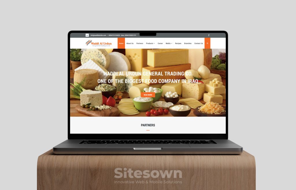 Waddi AlUrdun for Cheese Products Website